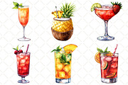 Summer Cocktail Sublimation Clipart, an Illustration by Black Bird Studio (Thumbnail 4 of 5)