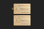Wooden Usb Business Card Mockup Psd, a Print Template by Mokr (Thumbnail 2 of 2)