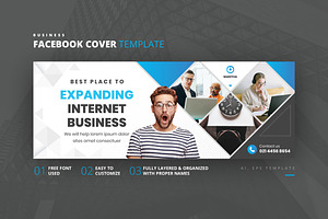 Business Facebook Cover Template