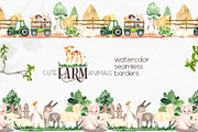 Watercolor Farm Animals, an Object Graphic by Ana-Sakuta (Thumbnail 7 of 20)