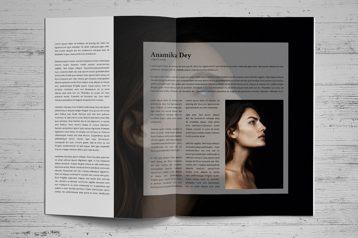 Magazine Indesign Template, a Magazine Template by SamiSimply7 (Photo 7 of 9)