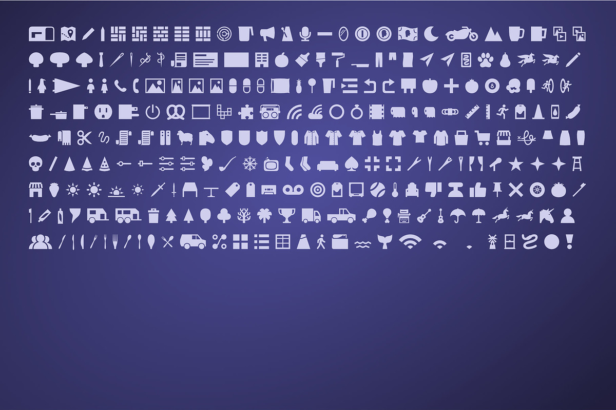 Dinghy CPC - Solid Icon Font, a Symbol Font by Christopher P. Cacho (Photo 4 of 4)