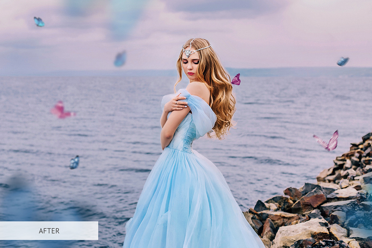 Pearl Butterflies Photoshop Overlays, a Plug-in Add-On by FixThePhoto (Photo 8 of 34)
