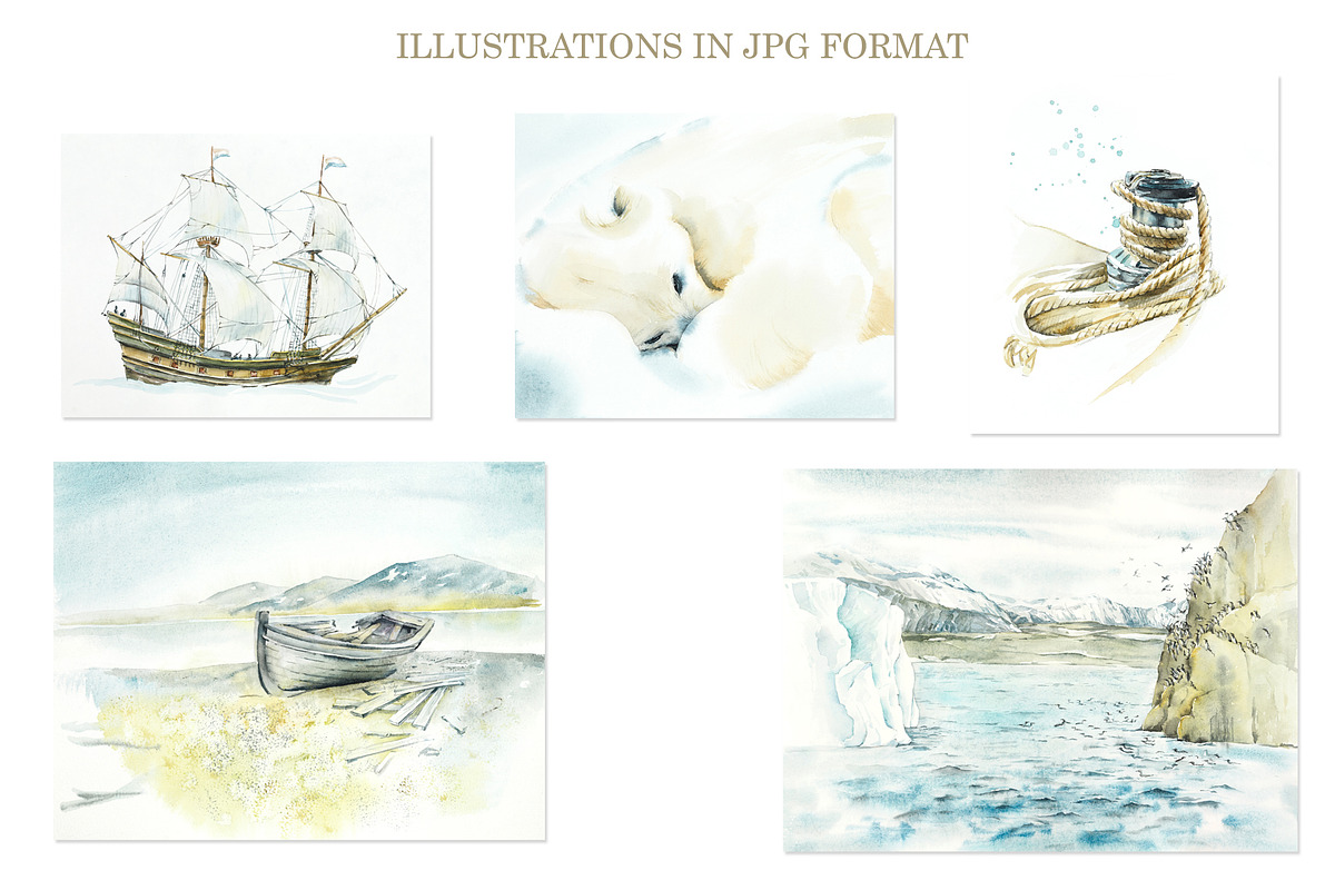 Watercolor Oceans, an Animal Illustration by Budogoshch (Photo 5 of 11)