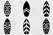 Surfboard Silhouette SVG, an Object Illustration by newminddesign (Thumbnail 1 of 3)