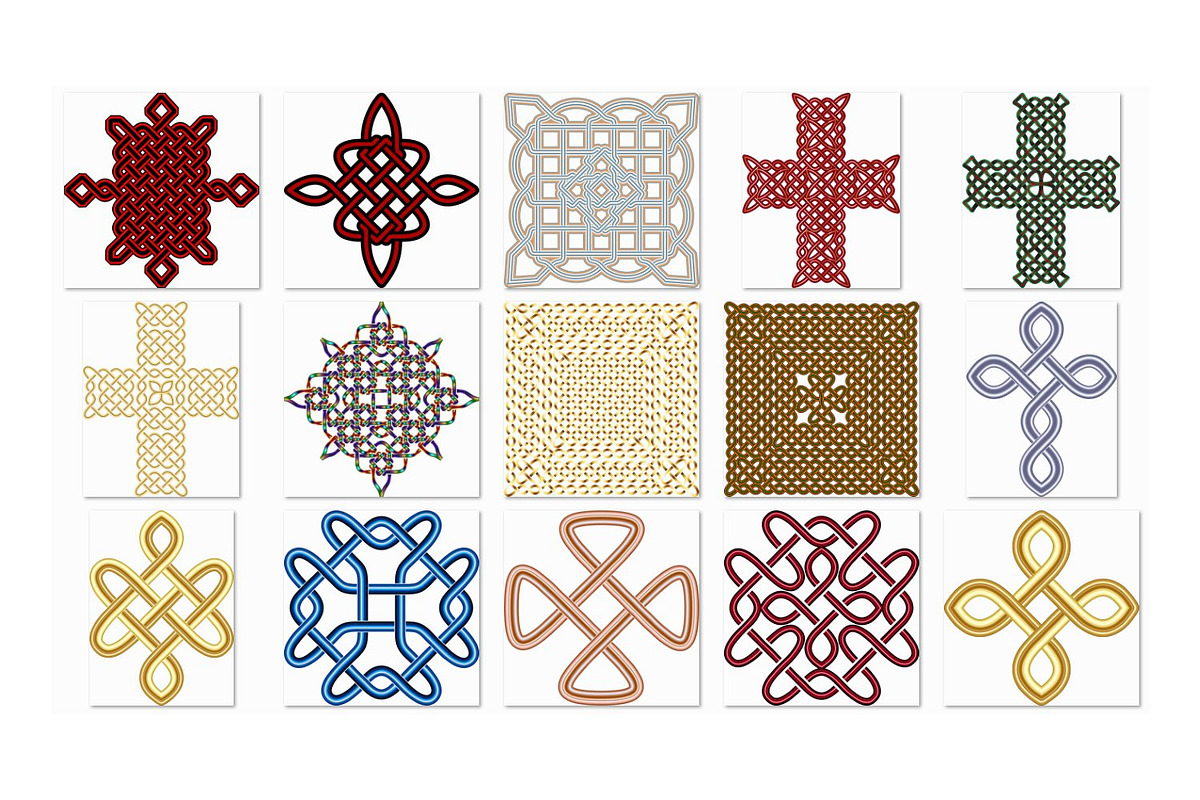 26 Celtic Knot Patterns, a Brush Add-On by Kseniya-Omega (Photo 4 of 10)