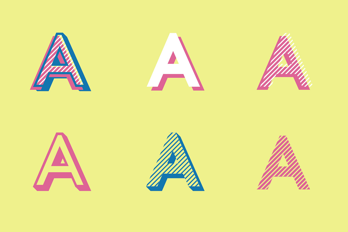 Horizon Layers Font preview 4