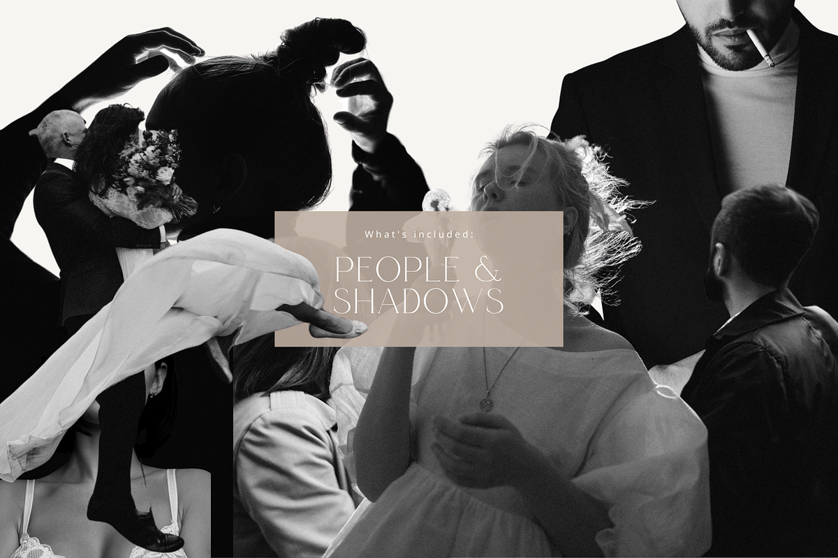 Black & White Collage Creator Bundle, an Illustration by 98 Created (Photo 6 of 10)