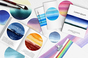 Watercolor Brushstrokes, a Texture Graphic by artabramova (Thumbnail 2 of 9)