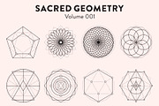 Sacred Geometry Vectors Volume 001, a Texture Illustration by Megs Lang (Thumbnail 3 of 5)