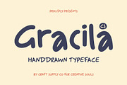CS Gracila – Playful Font, a Handwritten Font by Craft Supply Co. (Thumbnail 1 of 8)