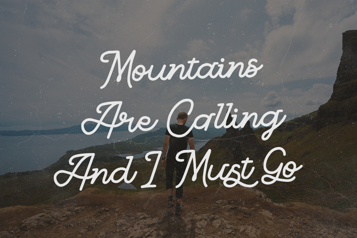 Big Tales - Monoline Script Typeface, a Font by Typefactoryco (Photo 5 of 9)