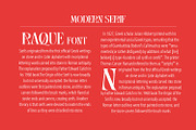 Raque - Modern Serif, a Serif Font by madeDeduk (Thumbnail 14 of 15)