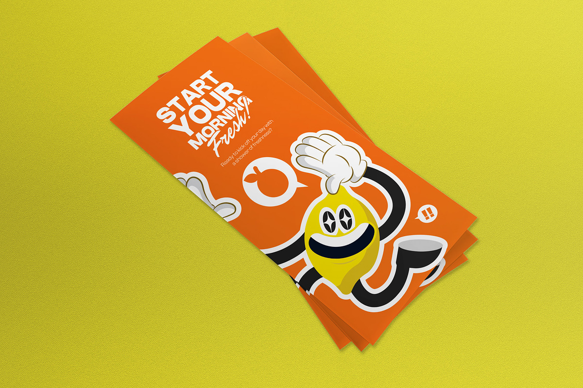 Fresh Juice Trifold Brochure