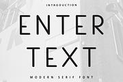 Enter Text, a Sans Serif Font by FreshTypeINK (Thumbnail 1 of 8)