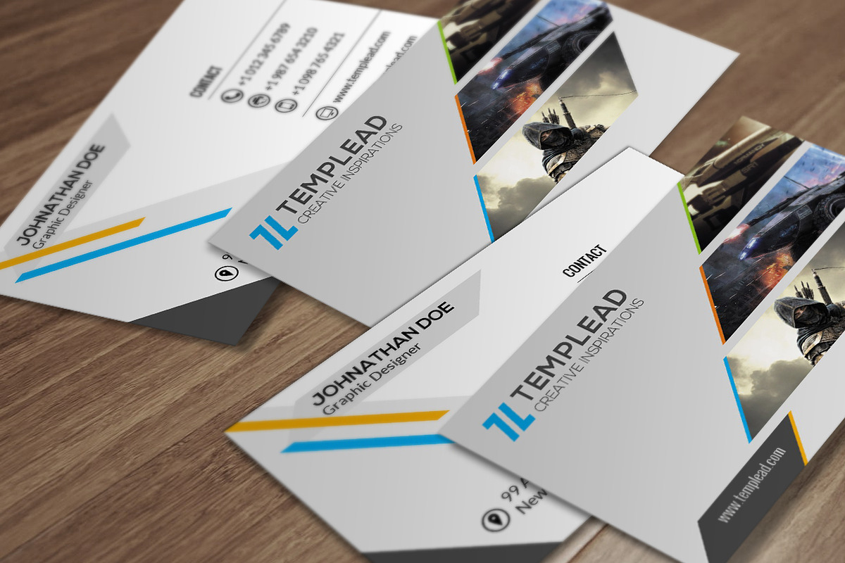 Game Design Card CM191, a Business Card Template by annozio (Photo 1 of 4)
