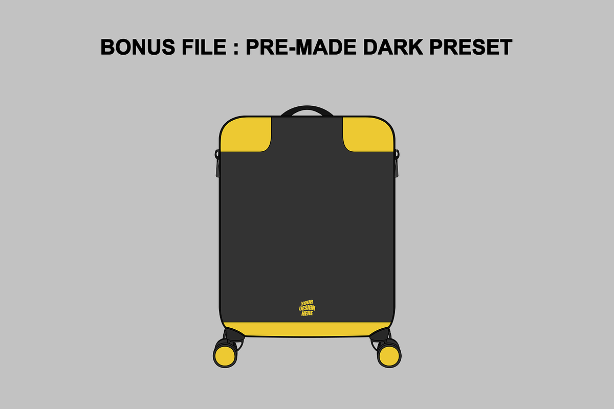Travel Case Vector Mockup, a Mockup by Infinity Mockups (Photo 8 of 8)