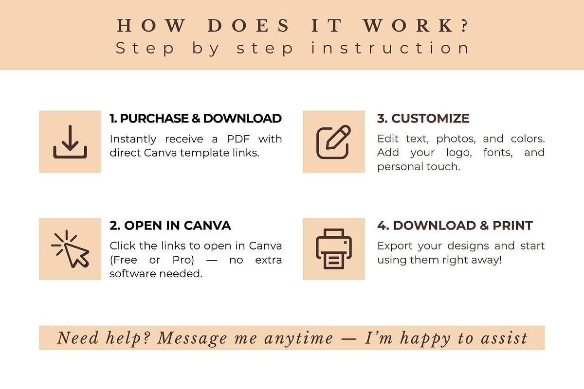 Cookie Care Form Editable Template, a Stationery Template by Anna Design Studio (Photo 6 of 7)