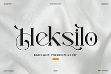 Heksilo - Luxury Serif Font