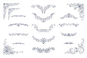 Vintage Vector Frames & Borders, a Decorative Illustration by Molly art (Thumbnail 2 of 9)