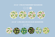 Seamless pattern of tropic flowers., a Pattern Graphic by Kotkoa (Thumbnail 4 of 7)