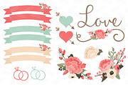 Wedding Floral Clipart & Vectors, an Illustration by Amanda Ilkov (Thumbnail 4 of 4)