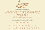 Lugston – Vintage Script Font, a Script Font by Arendxstudio (Thumbnail 8 of 8)