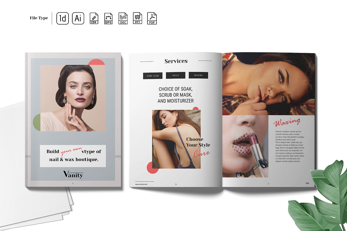 Vanity Brochures Template, a Brochure Template by ORCOLOR (Photo 1 of 18)
