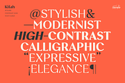 Kifah, Stylish Contrast Sans Font, a Sans Serif Font by Namela Studio (Thumbnail 2 of 10)