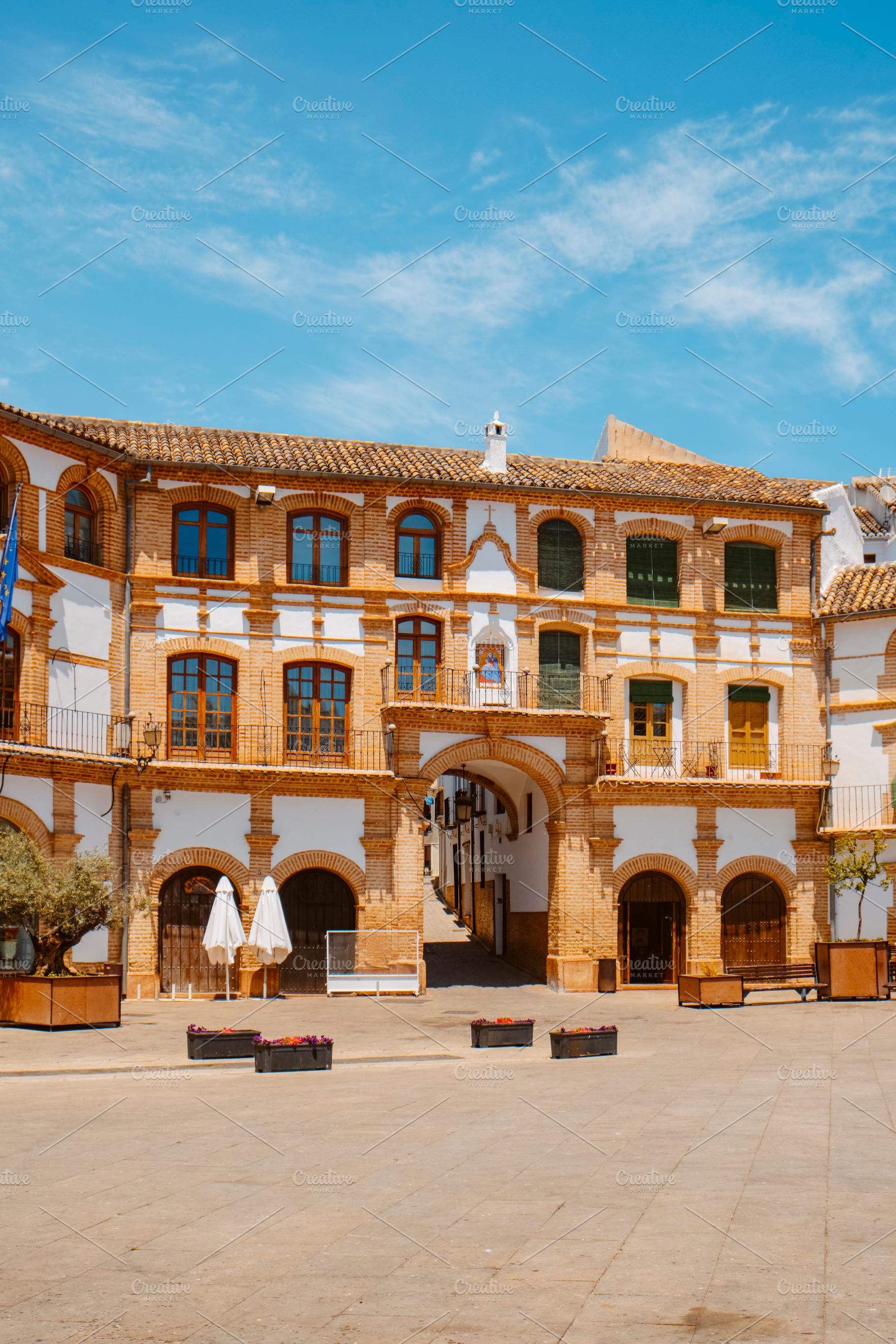 Plaza Ochavada square in Archidona, Spain, a Photo by Nito
