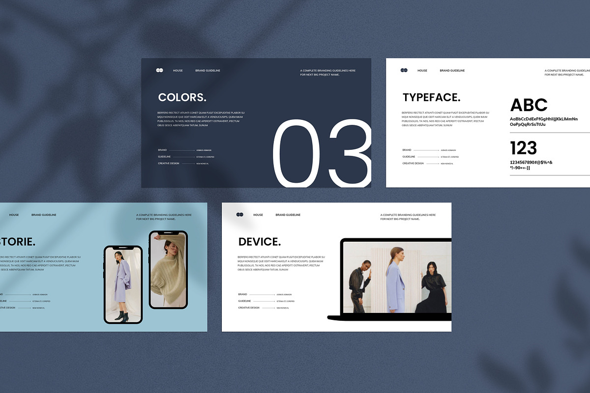 Brand Guideline Template, a Presentation Template by UpSolution (Photo 3 of 9)