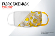 FABRIC FACE MASK MOCKUP, a Mask Mockup by Moonlight Creative (Thumbnail 1 of 6)