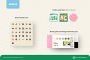 YouTube Branding Kit - Happy Doodle, a Social Media Template by KloudCanvas (Thumbnail 4 of 7)