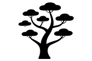Tree Silhouette Vector Collection, an Illustration by Creativeshirt (Thumbnail 2 of 7)