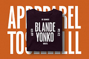 Blonden - Condensed Sans Serif, a Sans Serif Font by Craft Supply Co. (Thumbnail 7 of 8)