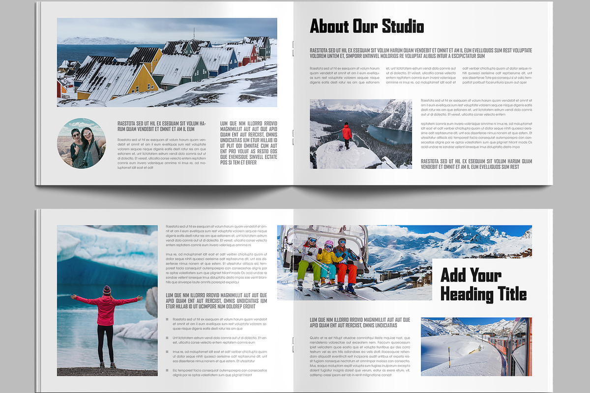 Modern Portfolio Magazine Template preview 4