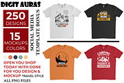 Travels Tshirt Design & Mockup DFY, a Graphic by DigitAuras (Thumbnail 1 of 3)