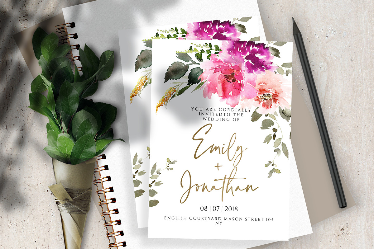 Wedding Cards Set, an Invitation Template by Karma (Photo 4 of 7)