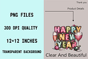 Happy New Year Clipart PNG Clipart B, an Illustration by SVGArt (Thumbnail 3 of 8)
