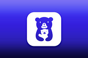 Bear mom and baby logo design, a Branding & Logo Template by vexper (Thumbnail 4 of 4)