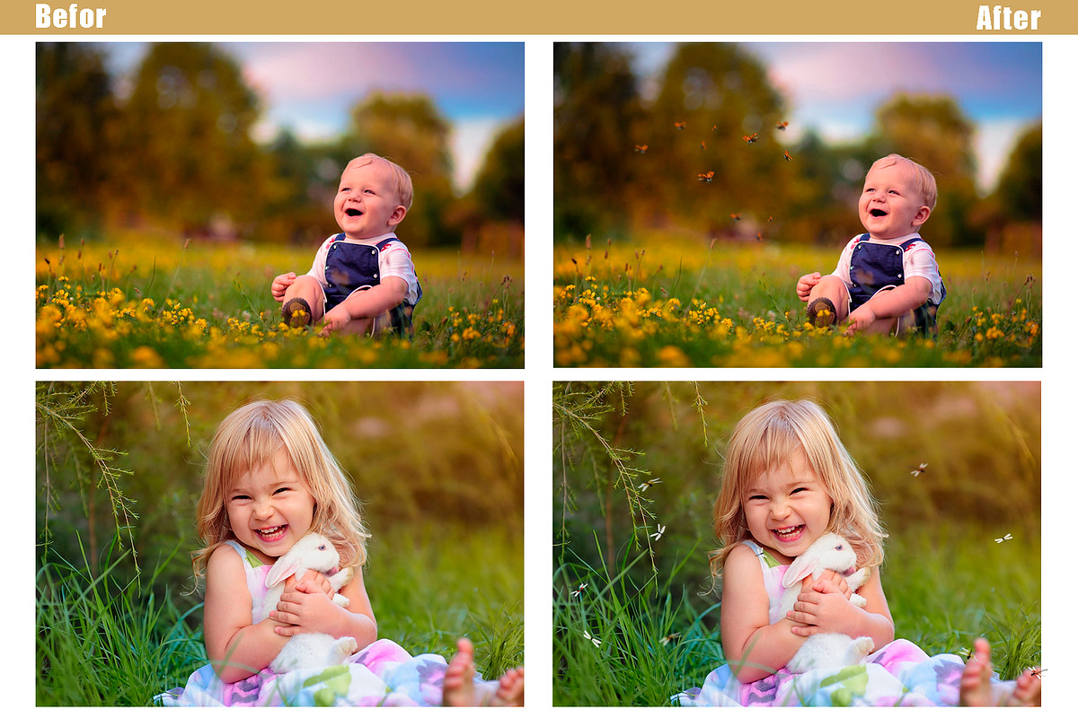 20 ladybug Photo Overlays, a Layer Style Add-On by OverlayBox
