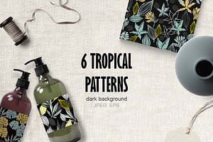 TROPICAL PATTEPNS & TEMPLATES