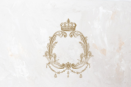Royal Wedding Monogram Logo SVG, a Branding & Logo Template by LinvitInstant