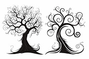 Tree Laser Cut Bundle | Decorative, a Graphic by Designs_River (Thumbnail 7 of 12)