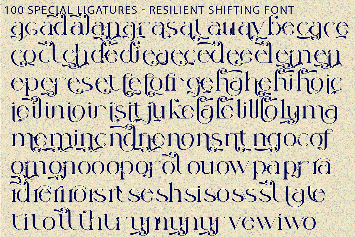 Resilient Shifting - Elegant Font, a Serif Font by 177Studio (Photo 8 of 8)