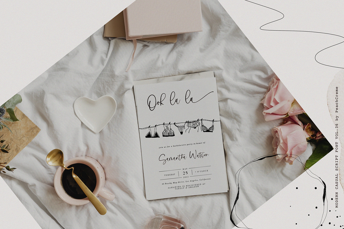 Scarlet// Modern Casual Font SALE preview 6