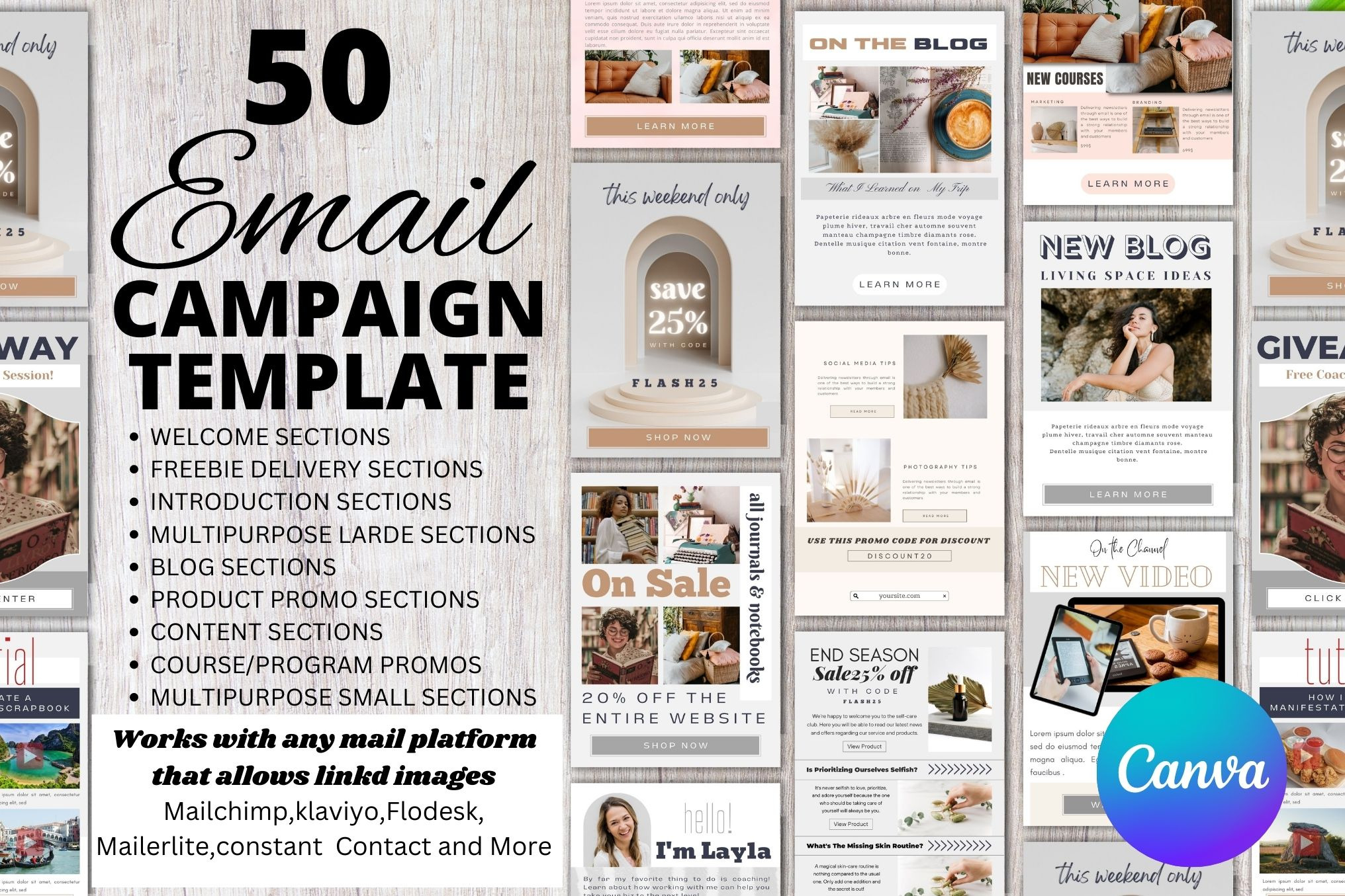 email marketing canva template, an Email Template by craftsmaker