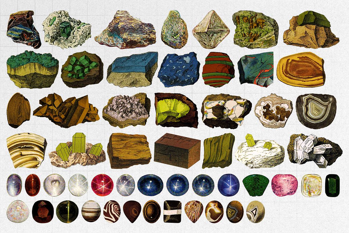 Gemstone Illustrations [1200+ PNG's], an Object Graphic by Meglenov (Photo 10 of 28)