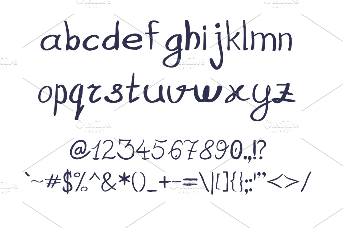 Vintage handwritten font preview 2