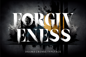 Drama Genre Serif Brush Font